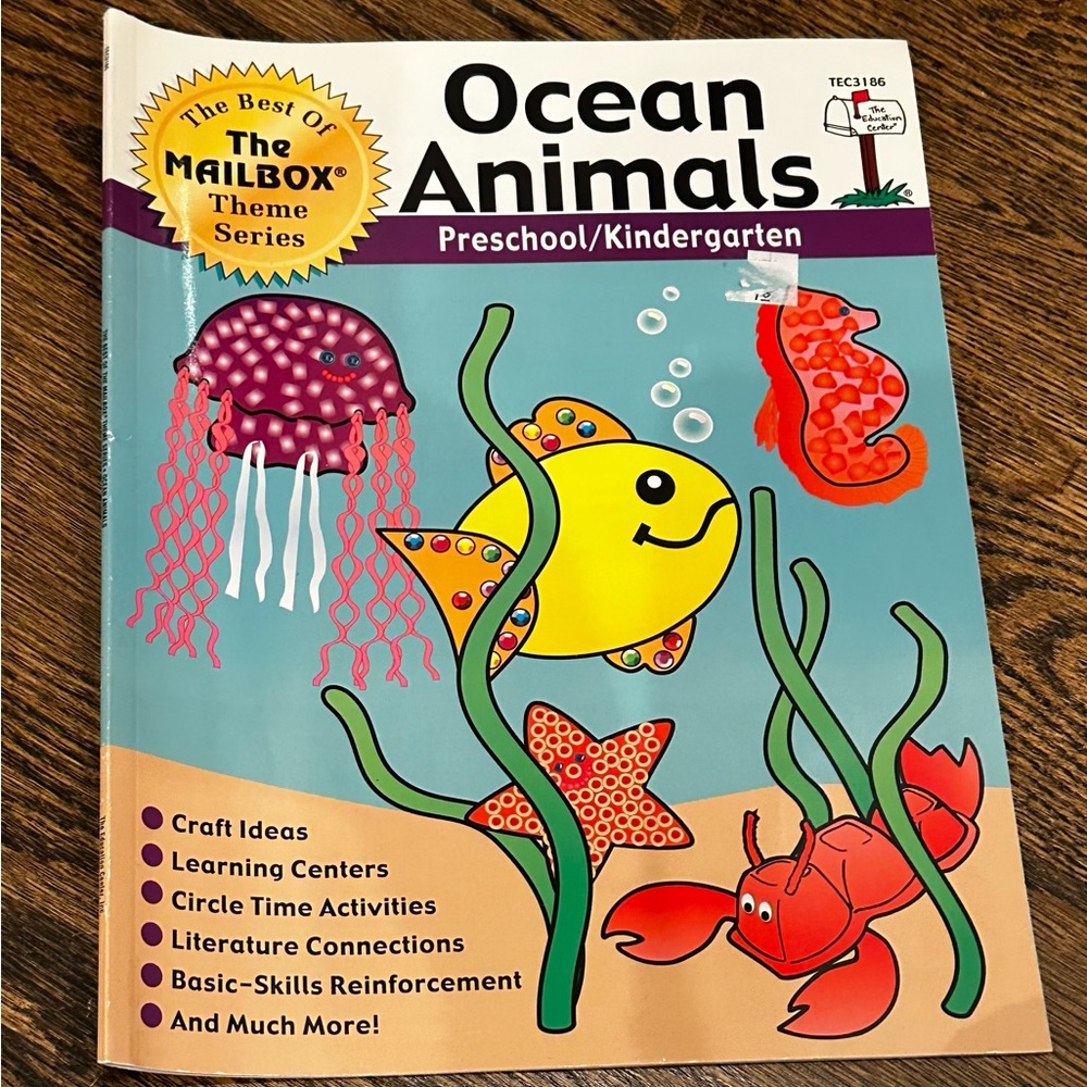 Teaching Materials Book Ocean Animals Pre-School / Kindergarten - new